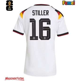 Germania Angelo Stiller #16 Echipament de Fotbal Replică Mondial 2026 Femei Acasa